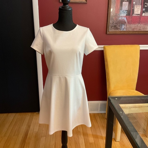 NWT BCBGMaxAzria Chic White Mini Dress - Picture 3 of 12